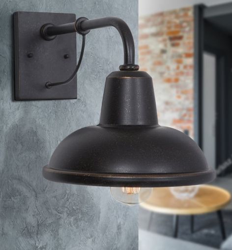 YHD Brawley Oil Rubbed Bronze 1-Light Wall Sconce-1