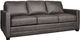 Campio Furniture Legacy Leather Riley Black Sofa-0