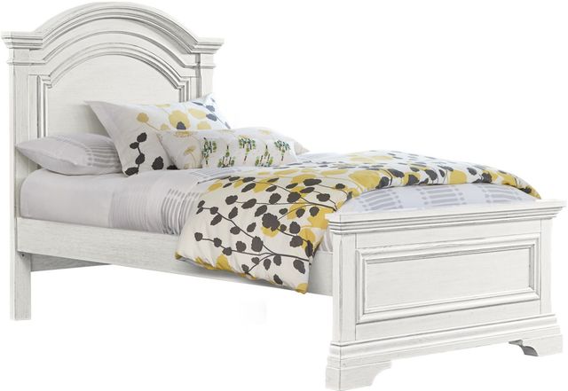 Westwood Design Olivia Brushed White Youtth Twin Panel Bed-0