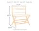 Signature Design by Ashley® Kavara Medium Brown Double Bar Stool-5