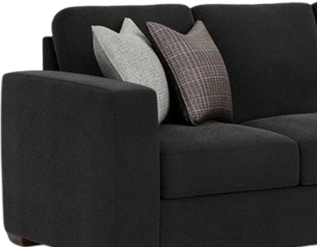 Flexsteel® Collins Gray Storm Three-Cushion Sofa-1