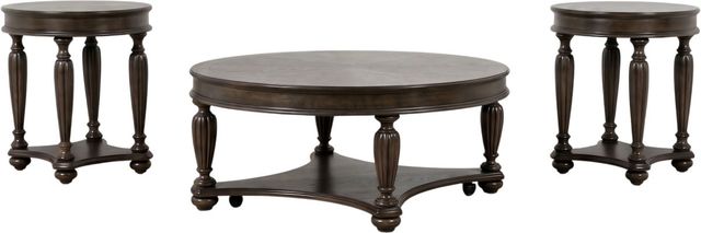 Liberty Furniture Allington 3-Piece Satin Sienna Occasional Table Set-0