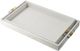 A & B Home 2-Piece White Trays-0
