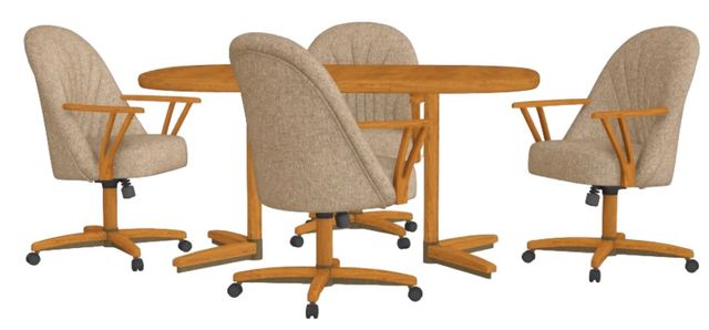 Chromcraft™ Customizable Bailey Carlisle 5-Piece Dining Set-2