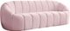 Meridian Furniture Elijah Pink Velvet Sofa-1