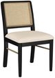 Coaster® Arini 9-Piece Black/Sand Wash Extension Leaf Dining Table Set-5
