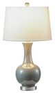A & B Home Brushed Nickel/Glossy Gray Table Lamp-1