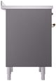 Ilve® Nostalgie II Series 36" Matte Graphite Pro Style Induction Range-3