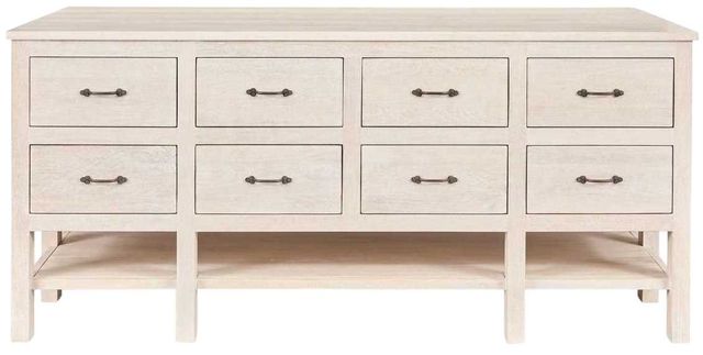 Classic Home Creamwood Workstation Cabinet-2
