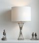 YHD Polished Silver One Light Table Lamp-1