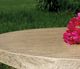 Homecrest™ Outdoor Living Customizable Slate Aluminum/Stone Round Outdoor Dining Table -1