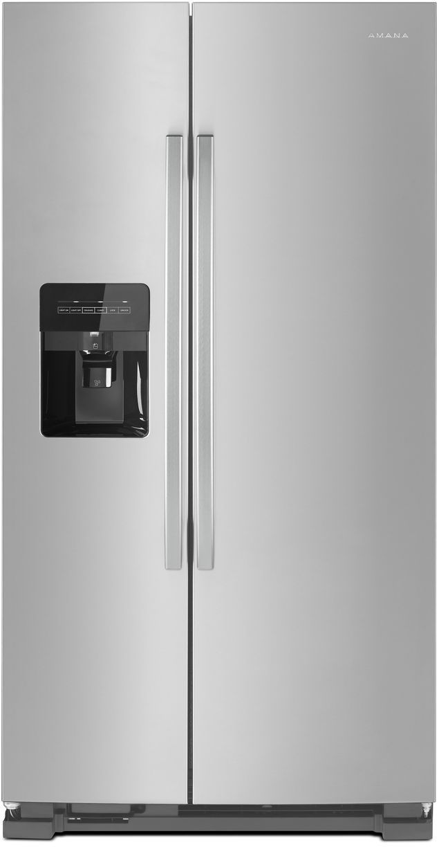 Amana® 36 in. 24.6 Cu. Ft. Stainless Steel Side-By-Side Refrigerator-0