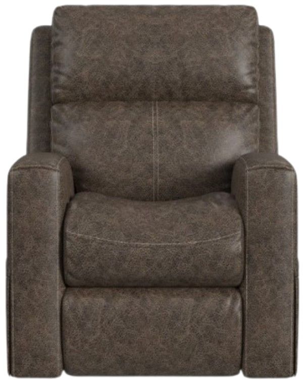 Flexsteel® Customizable Score Leather Power Lift Recliner with Power Headrest and Lumbar-1