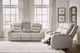 Ashley® Dreamer Gray Power Reclining Sofa with Audio-2