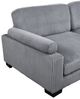 Homelegance® Traverse 4-Piece Gray Modular Sectional with Reversible Chaise and Ottoman-3