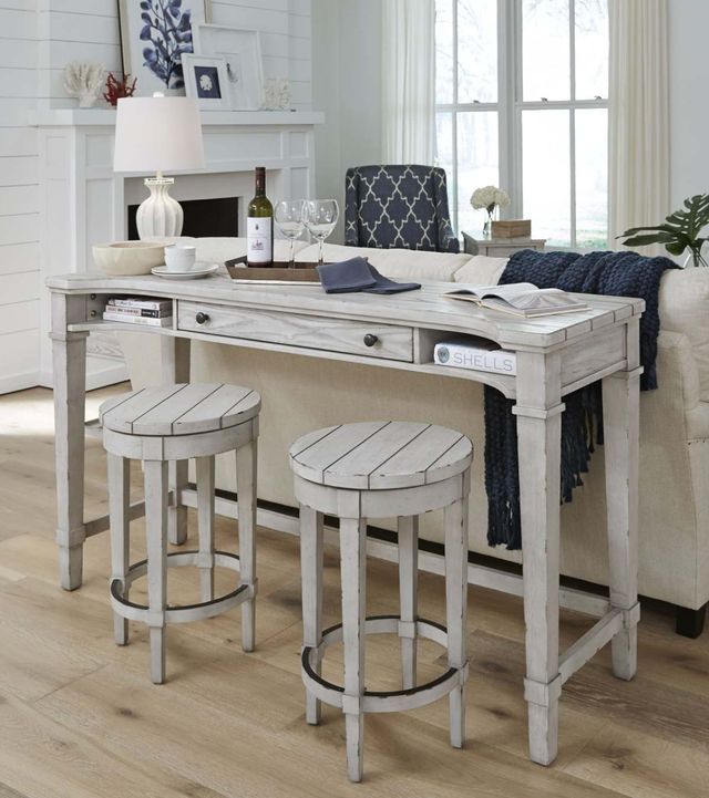 Legacy Classic Belhaven Weathered Plank Sofa Table-1