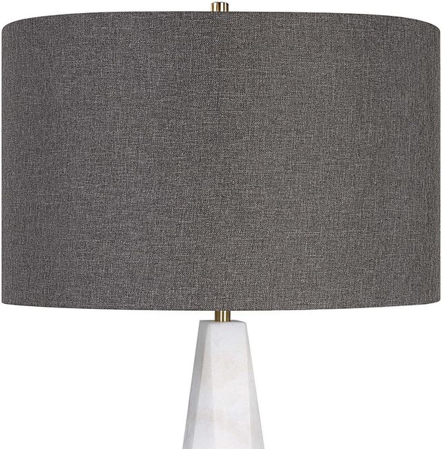 Uttermost® Citadel White Marble Table Lamp-3