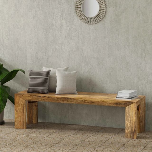 Parker House® Crossing Downtown Amber Dining Bench-1