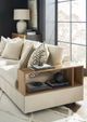 Vanguard® Furniture Embrace Wood Shelf Arm Sofa-4