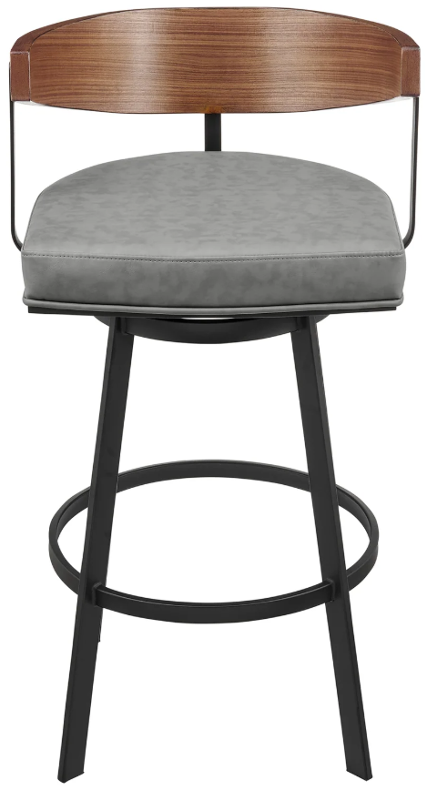 Armen Living Lacey Swivel Bar Stool - Thumbnail 2