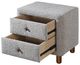 ACME Furniture Cleo Gray Boucle Nightstand-3