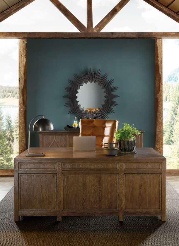 Hooker® Furniture Driftwood Worn Saddle Credenza-1