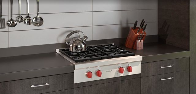 Wolf® 30" Liquid Propane Stainless Steel Rangetop-1