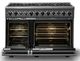 Viking® 7 Series 48" Cast Black Pro Style Dual Fuel Range-1