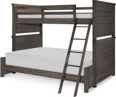 Legacy Kids Teen Bunkhouse Aged Barnwood Twin/Full Bunk Bed