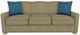 Best® Home Furnishings Customizable Marinette Queen Stationary Sofa Sleeper with Honey Birch Legs-1