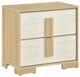 Homelegance® Sterling Natural/White Nightstand-0