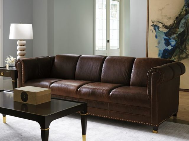 Lexington Home Customizable Carlyle Springfield Leather Sofa-1