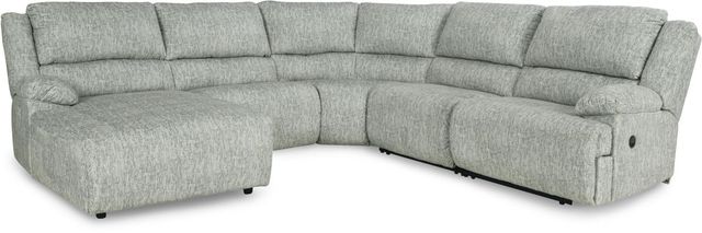 Signature Design by Ashley® McClelland 5-Piece Gray Reclining Left-Arm Facing Sectional and Chaise-0