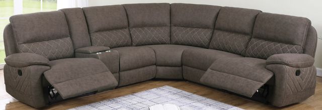 Coaster® Variel 6-Piece Taupe Modular Motion Sectional-1