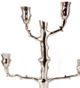 A & B Home Silver 20" Candle Holder-1