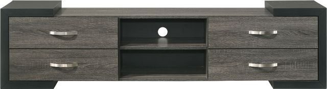 Crown Mark Brant Black/Gray TV Stand-3