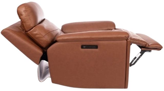 Flexsteel® Customizable Refined Leather Power Swivel Gliding Recliner-1