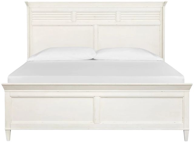 Magnussen Home® Echo Isles Driftwood and Sea Pearl Queen Classic Panel Bed-2
