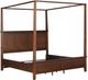 aspenhome® Channing Harvest Cherry California King Canopy Bed-3
