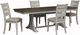 Liberty Furniture Farmhouse Reimagined 5-Piece Antique White/Chestnut Rectangualr Dining Set-0