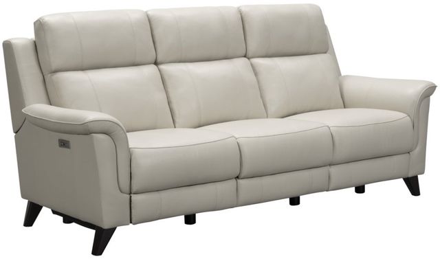 BarcaLounger® Kester Laurel Cream Leather Power Reclining Sofa-0
