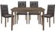 Mazin Furniture Ahmet 5 Piece Brown Dining Room Set-0