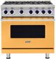 Viking® 7 Series 36'' Daffodil Pro Style Natural Gas Range-0