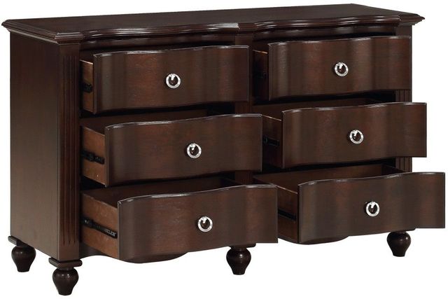 Mazin Furniture Meghan Espresso Youth Dresser-2