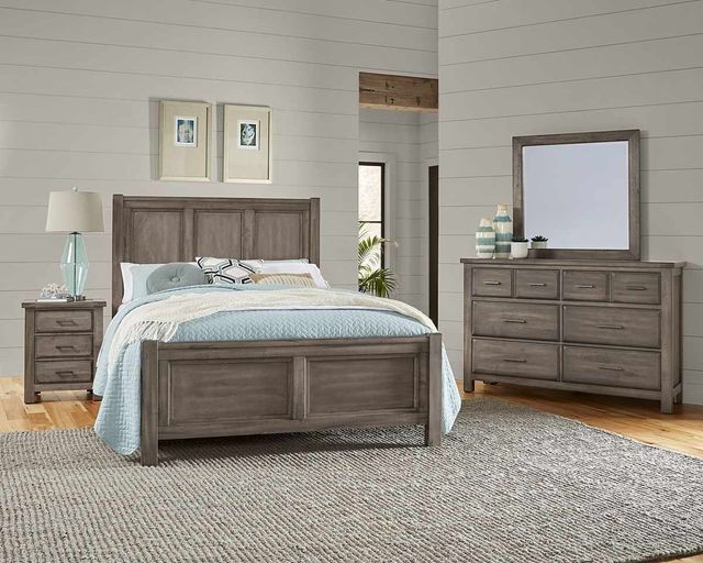 Vaughan-Bassett Centennial Solids Chestnut Creek Pewter Dresser-2