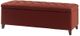 Olliix by Madison Park Rust Red Shandra Tufted Top Storage Bench-1