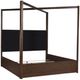 Signature Design by Ashley® Kendamor Dark Brown King Canopy Bed-1