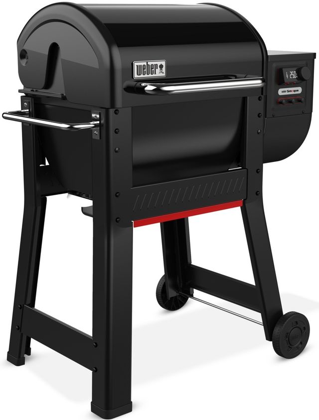Weber® Smoque™ 39" Black Wood Pellet Smoker-2