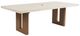 Tommy Bahama® Outdoor Palm Desert Poolside Rectangular Outdoor Dining Table with White Agate Stone Top-0