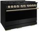 ZLINE Marino 48" Black Stainless Steel Pro Style Dual Fuel Range with Champagne Bronze Accents-3